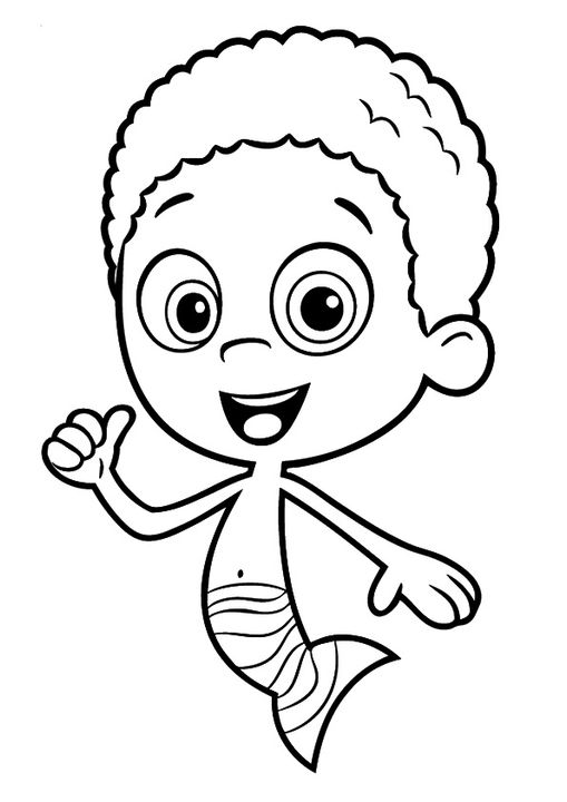 Free Printable Bubble guppies Coloring Pages, Bubble guppies Coloring